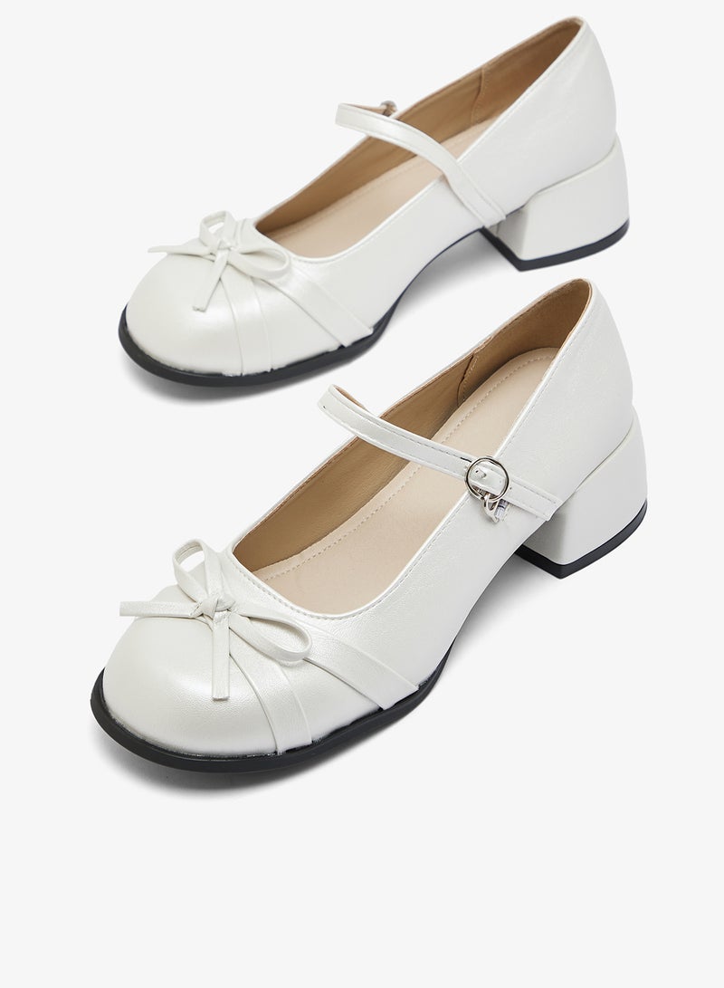 جينجر حذاء ماري جين بفيونكة - Image 4